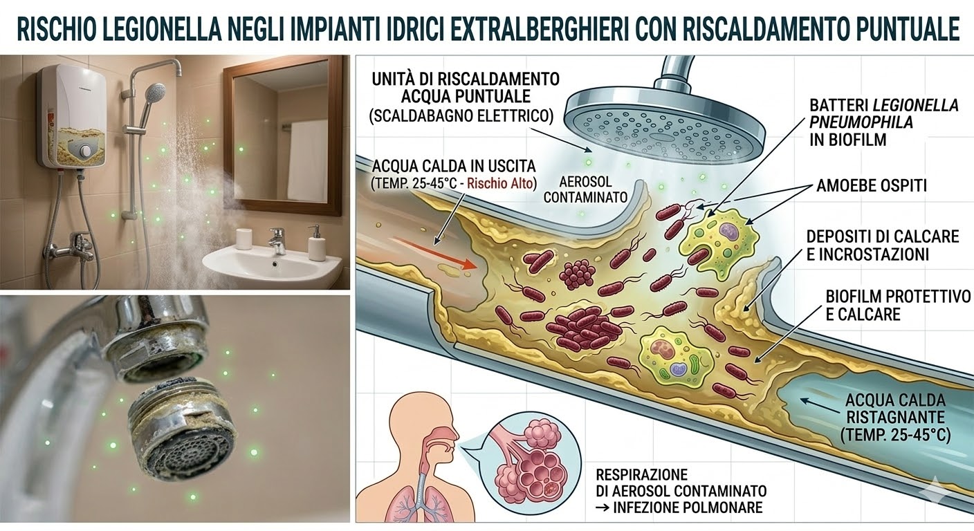 Legionella in struttura turistica